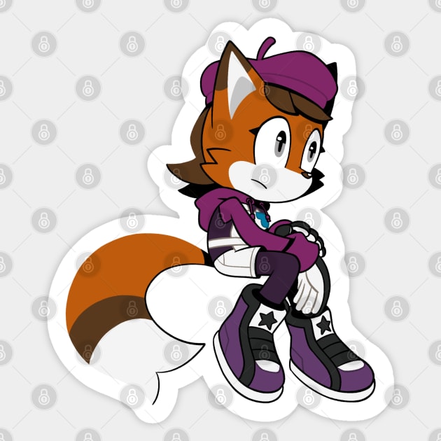 Painter Cinder Sticker by Firestorm Fox